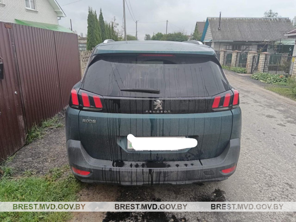 В Барановичах мужчина из мести соседям испортил авто их гостьи