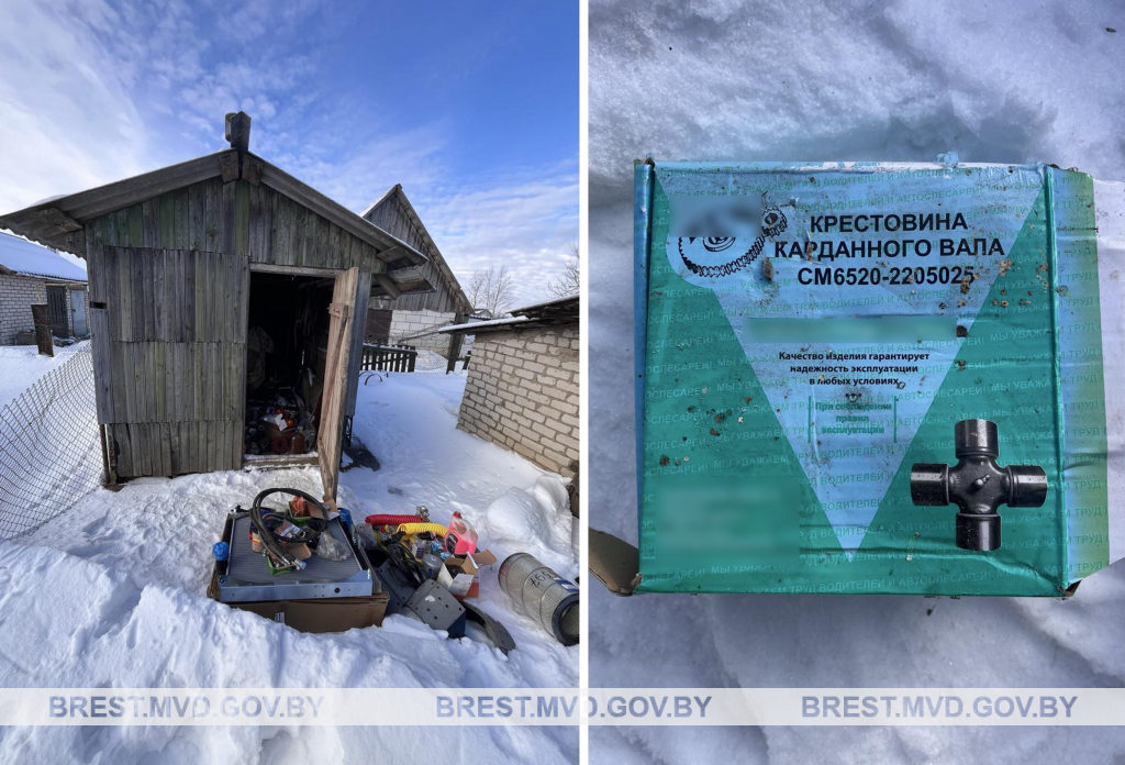 Служебная машина, груженая автозапчастями, во дворе частного дома привлекла внимание милиции Служебная машина, груженая автозапчастями, во дворе частного дома привлекла внимание милиции