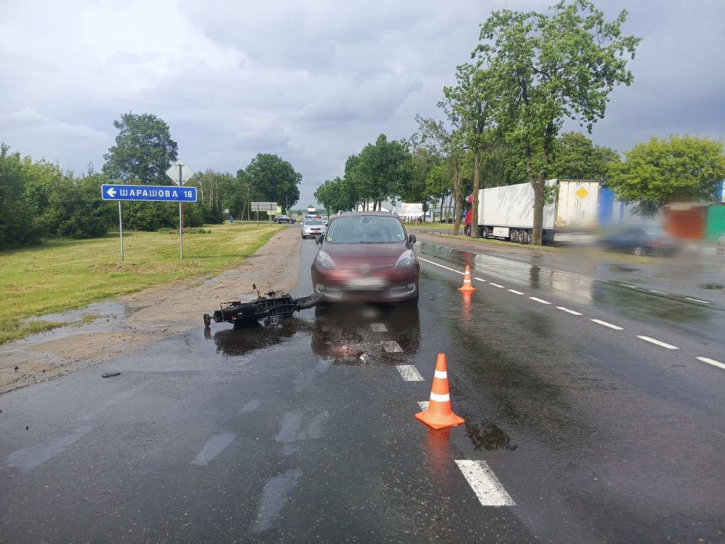 Велосипедист госпитализирован после наезда в Пружанах